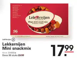 Sligro Lekkernijen Mini snackmix aanbieding