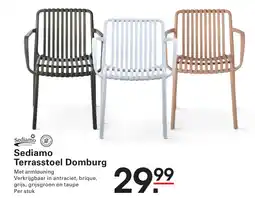 Sligro Sediamo Terrasstoel Domburg aanbieding