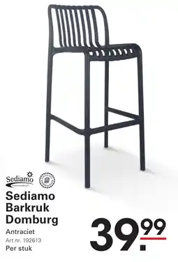 Sligro Sediamo Barkruk Domburg aanbieding