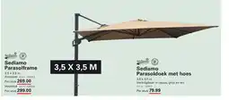 Sligro Sediamo Parasoldoek met hoes aanbieding