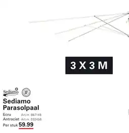 Sligro Sediamo Parasolpaal aanbieding