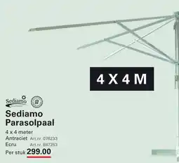 Sligro Sediamo Parasolpaal aanbieding