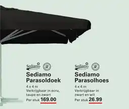 Sligro Sediamo Parasoldoek aanbieding