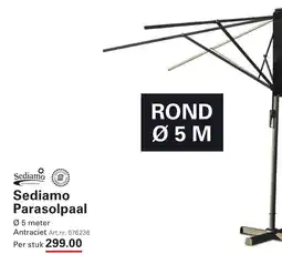 Sligro Sediamo Parasolpaal aanbieding