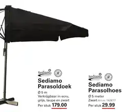 Sligro Sediamo Parasoldoek aanbieding