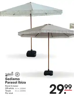 Sligro Sediamo Parasol Ibiza aanbieding