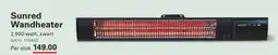 Sligro Sunred Wandheater aanbieding