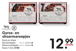 Sligro Gyros- en shoarmareepjes aanbieding