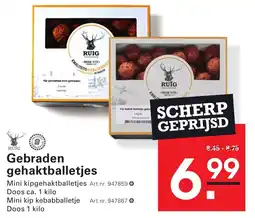 Sligro Gebraden gehaktballetjes aanbieding