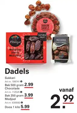 Sligro Dadels aanbieding