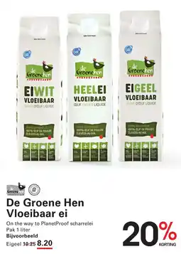 Sligro De Groene Hen Vloeibaar ei aanbieding