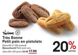 Sligro Très Bonne Petit pain en pistolets aanbieding