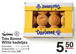 Sligro Très Bonne Witte kadetjes aanbieding