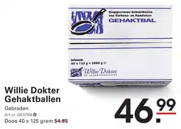 Sligro Willie Dokter Gehaktballen aanbieding