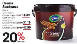 Sligro Remia Satésaus aanbieding
