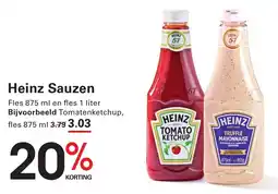 Sligro Heinz Sauzen aanbieding
