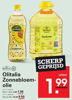 Sligro Olitalia Zonnebloemolie aanbieding