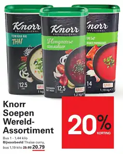 Sligro Knorr Soepen Wereld Assortiment aanbieding