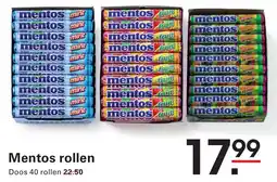 Sligro Mentos rollen aanbieding