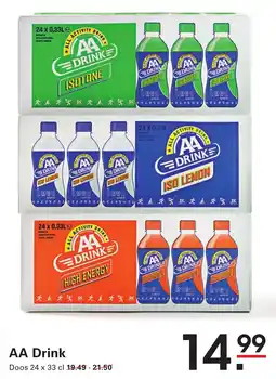 Sligro AA Drink aanbieding