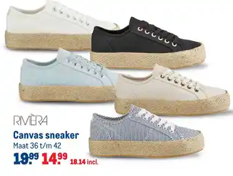 Makro Canvas sneaker aanbieding