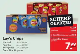 Sligro Lay's Chips aanbieding