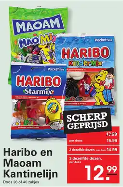 Sligro Haribo en Maoam Kantinelijn aanbieding