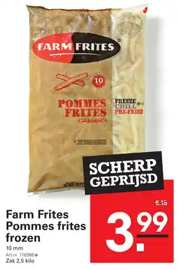 Sligro Farm Frites Pommes frites frozen aanbieding
