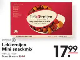 Sligro Lekkernijen Mini snackmix aanbieding