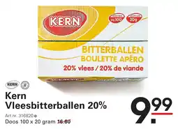Sligro Kern Vleesbitterballen 20% aanbieding
