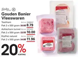 Sligro Gouden Banier Vleeswaren aanbieding