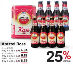 Sligro Amstel Rosé aanbieding