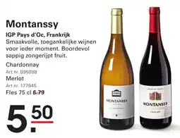 Sligro Montanssy aanbieding