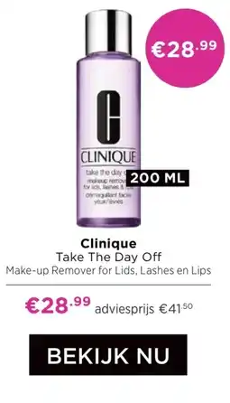 ICI Paris XL Clinique Take The Day Off aanbieding