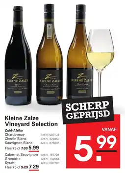 Sligro Kleine Zalze Vineyard Selection aanbieding