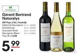 Sligro Gérard Bertrand Naturalys aanbieding