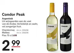 Sligro Condor Peak aanbieding