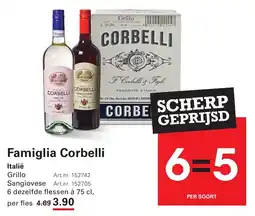 Sligro Famiglia Corbelli aanbieding
