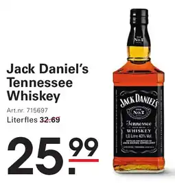 Sligro Jack Daniel's Tennessee Whiskey aanbieding