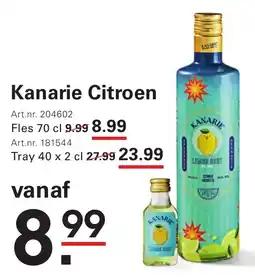 Sligro Kanarie Citroen aanbieding