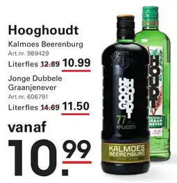 Sligro Hooghoudt Kalmoes Beerenburg aanbieding