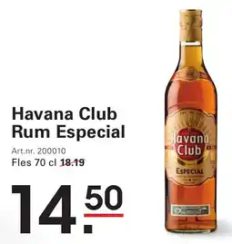 Sligro Havana Club Rum Especial aanbieding