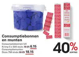 Sligro Consumptiebonnen UV aanbieding