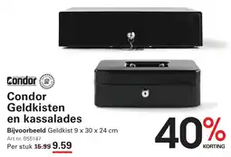 Sligro Condor Geldkisten en kassalades aanbieding
