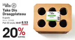 Sligro Take Dis Draagplateau aanbieding