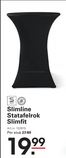 Sligro Slimline Statafelrok Slimfit aanbieding