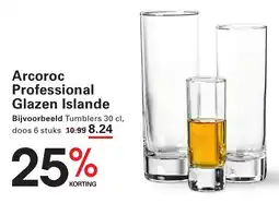 Sligro Arcoroc Professional Glazen Islande aanbieding