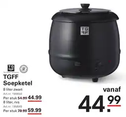 Sligro TGFF Soepketel aanbieding