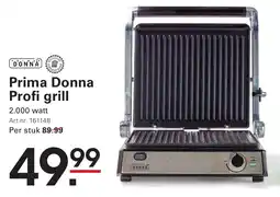 Sligro Prima Donna Profi grill aanbieding