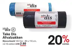 Sligro Take Dis Afvalzakken aanbieding